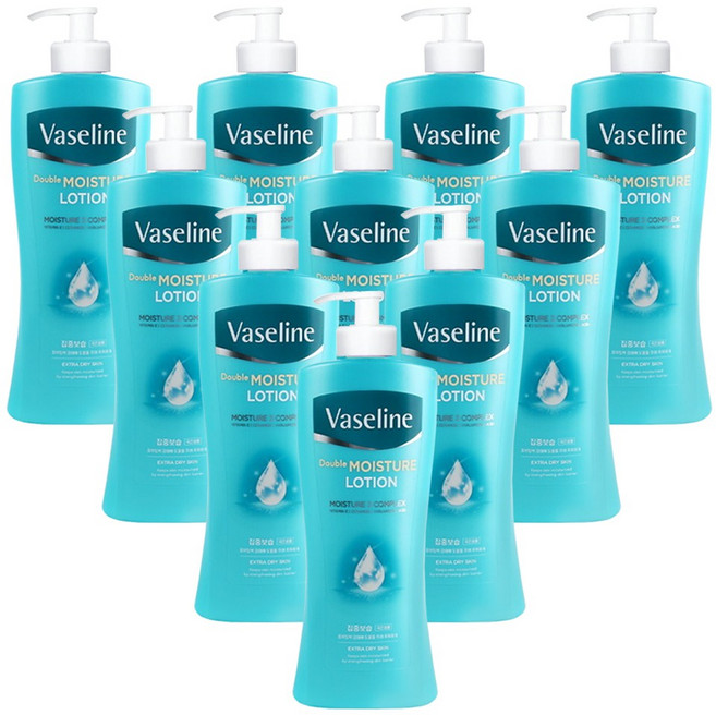 바세린 애경 바디로션 더블 모이스처, 450ml, 10개