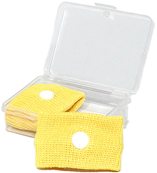 케이디 멀미 입덧 밴드, 옐로우(노란색) 2개 1세트  + 보관 케이스, 1개