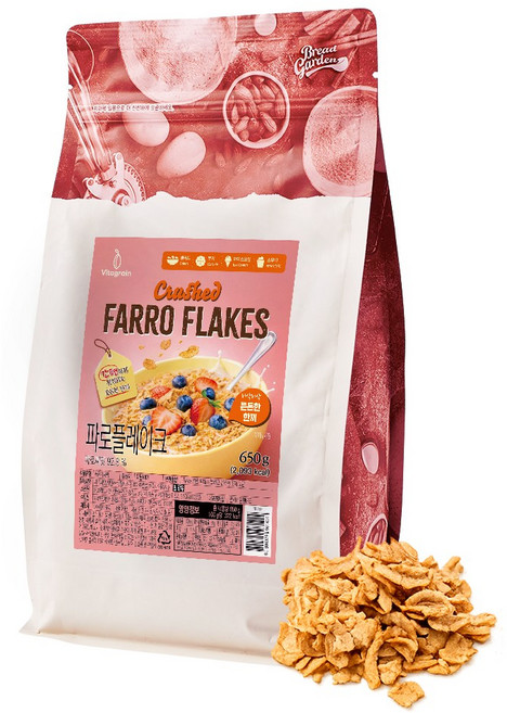 [비타그레인]파로 플레이크(토핑&시리얼), 1개, 650g