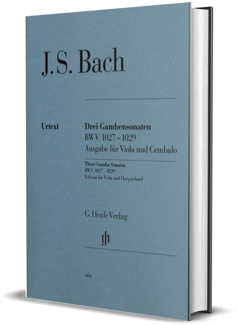 Bach - Three Gamba Sonatas BWV 1027-1029 - 바흐 비올라 다감바와 하프시코드를 위한 소나타 BWV 1027-1029 [HN.684]