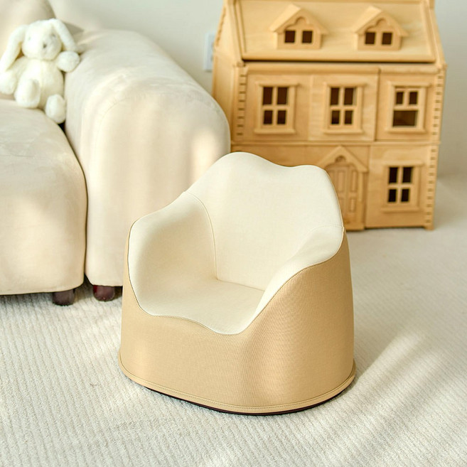 리에또 포유 1인용 유아소파 친환경소재 아기쇼파, 코지베이지 1인용, 1개