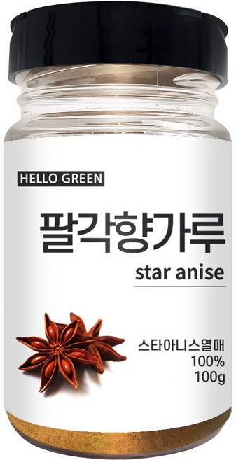 헬로우그린 천연향신료 베트남 팔각향 가루 100g(통), 1개, 100g