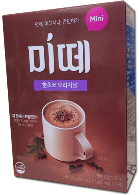 미떼 핫초코 오리지날 미니 170g, 17g, 10개입, 1개