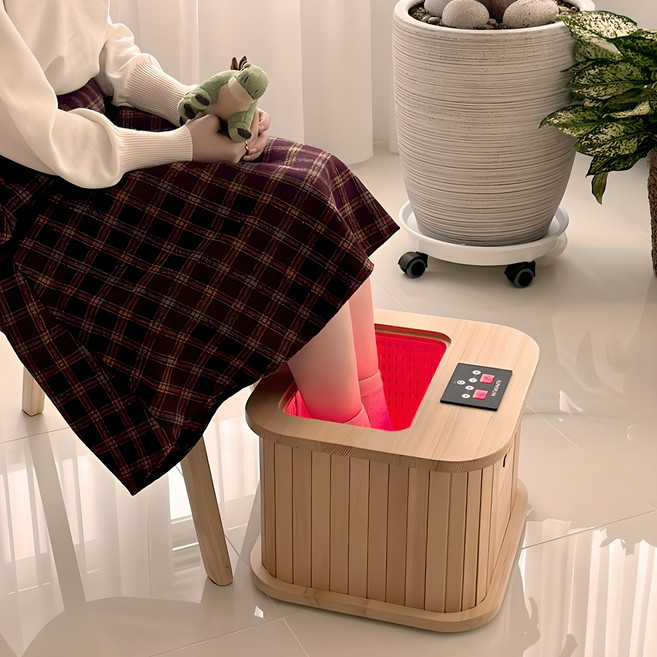 알파플랜 건식 좌훈 족욕기+ 전용 담요, FS-828, 우드