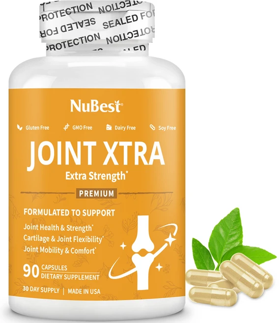 Joint Xtra by NuBest - Advanced Joint Strength Formula - Joint & Cartilage Health - 90 Capsules, 1개, 90정 - 쿠팡