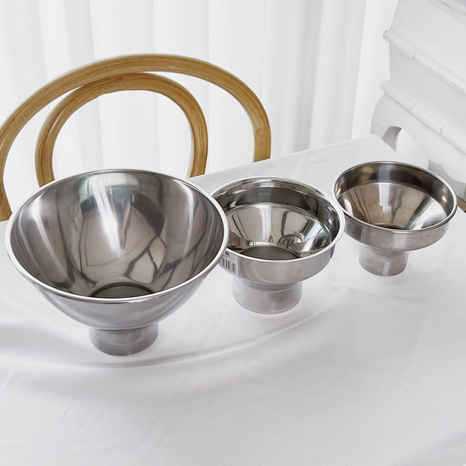 입구가 넓은 스텐 깔대기 깔때기 3size (업소용 소분용) 안젤라스, 소분용A(밑지름5.3), 1개