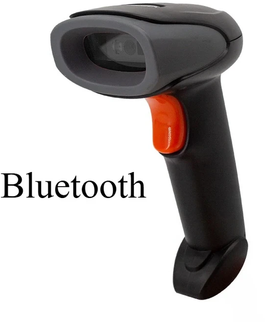1D 미니 핸드헬드 바코드 스캐너 무선 CMOS 블루투스 휴대용 QR PDF417 리더 모바일 결제 매장용, 08 Bluetooth grey