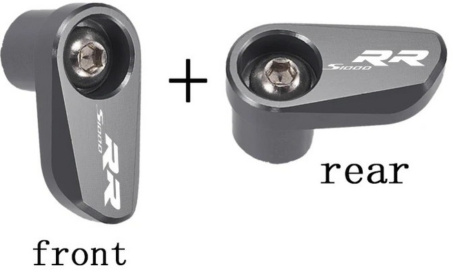 오토바이 전면 후면 휠 센서 보호 가드 커버, 9. 2 Titanium, 1개