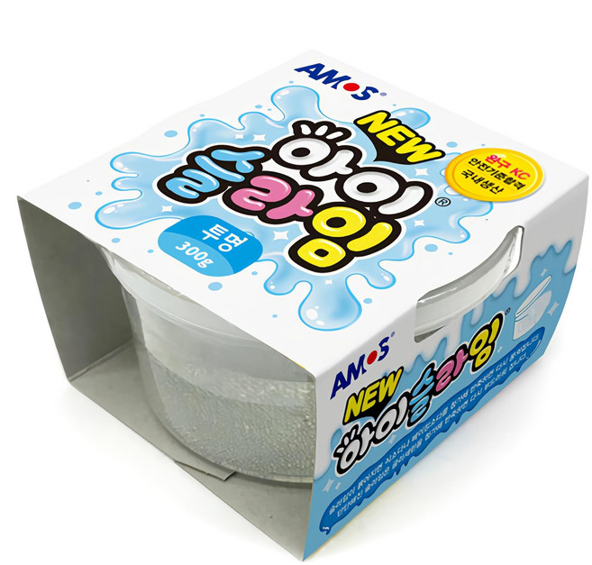 아모스 아이슬라임, 투명, 300g, 1개