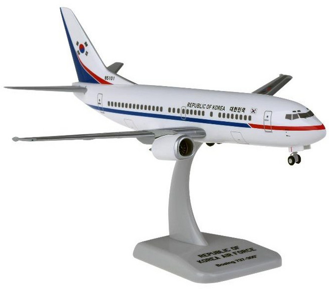 비행기모형 대통령전용기 Korea Air Force 대한민국정부2호기 B737-300 85101 [1/200호간], 1개