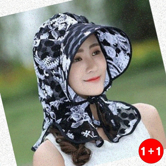 농사모자 모자 농사 낚시 썬캡 넥커버 프라햇 밭일 밀짚모자 여름 사계절용 내구성강화 생활편의(1+1옵션 주문수량의 2배수량 배송)