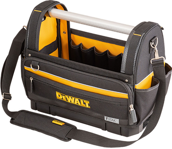 DEWALT 디월트 모듈형 결착 방식 TSTAK 티스텍 오픈 토트 소프트백 공구함 DWST82990-1, 1개