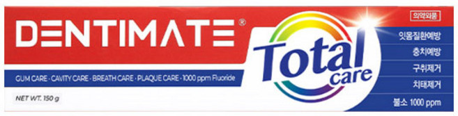 크리오 덴티메이트 토탈케어 치약, 150g, 2개