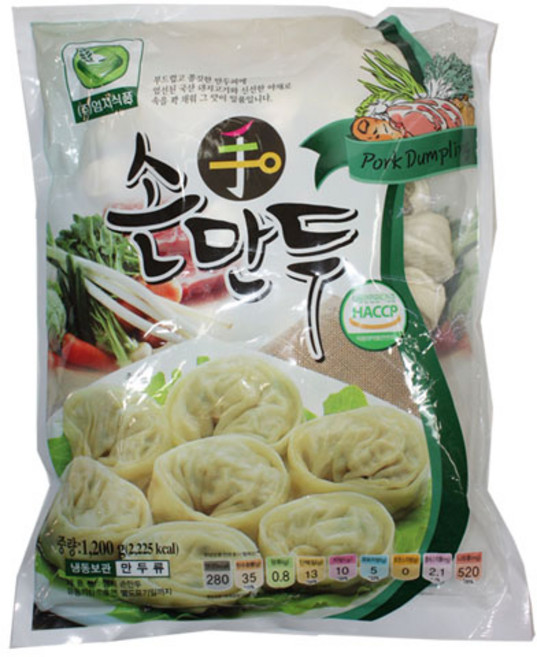 엄지식품 엄지 고기손만두1200g, 1.2kg, 1개