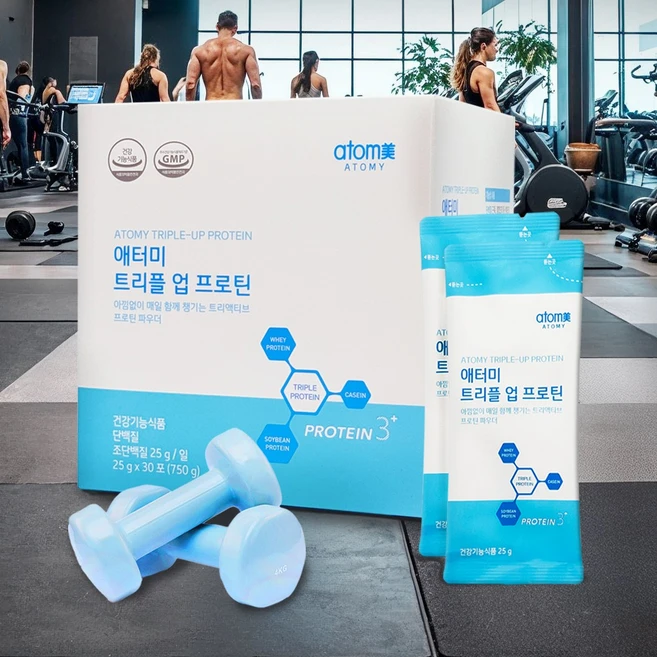 [애터미] 트리플 업 프로틴 (30포 15일분), 30개, 25g - 쿠팡