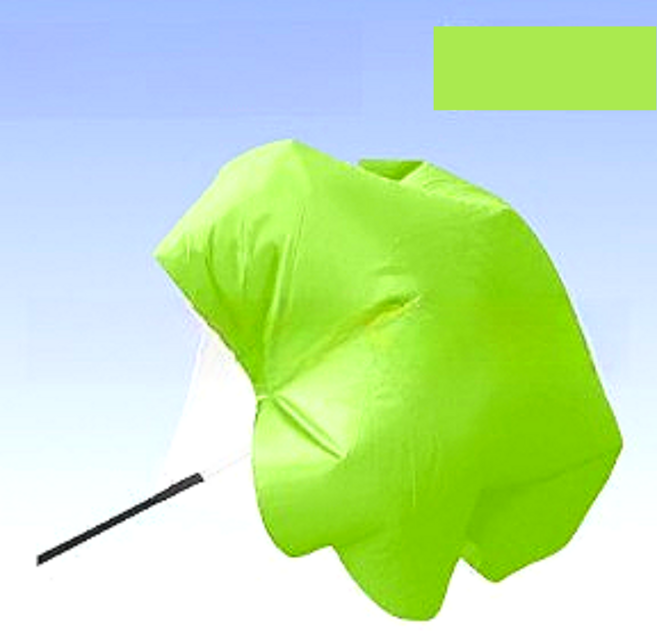 솔레르 재미있는 낙하산달리기, 그린, 1개