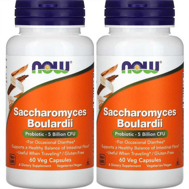 나우푸드 사카라미세스 보울라디 베지 캡슐, 2개, 60정