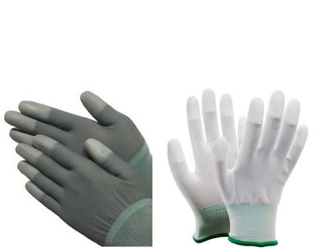탑피트 손끝코팅 장갑 좌우 세트 M, 회색, 50세트