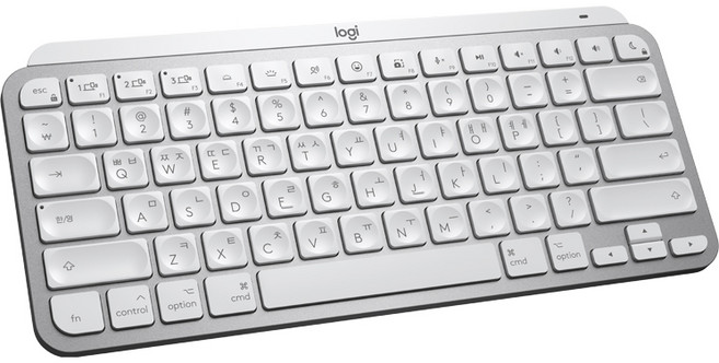 로지텍 mx keys mini for mac 무선 일반형 키보드, 화이트, YR0084