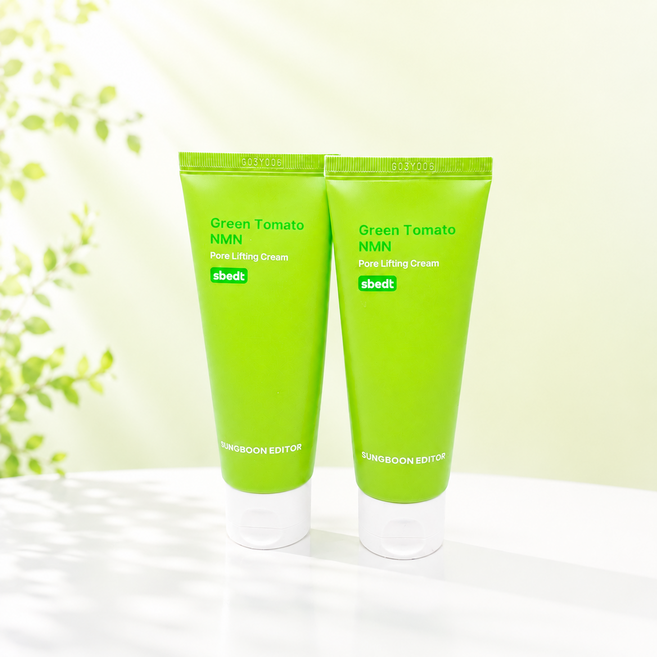 성분에디터 그린토마토 NMN 포어 리프팅 크림 50ml +50ml 더블기획/ 총 100ml/[치코리타키링&스티커증정], 2개