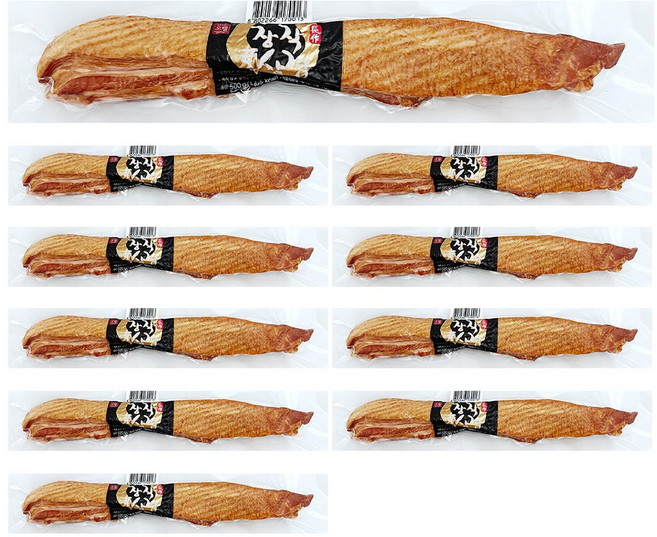 장작 통삼겹 /오뗄, 500g, 10개