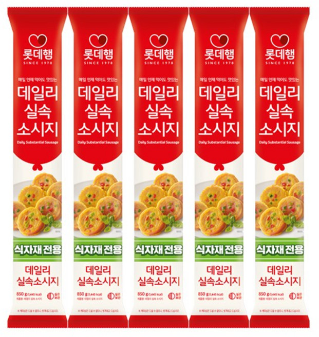 데일리 실속 어육 소시지 850gX5개 기획, 5개, 850g