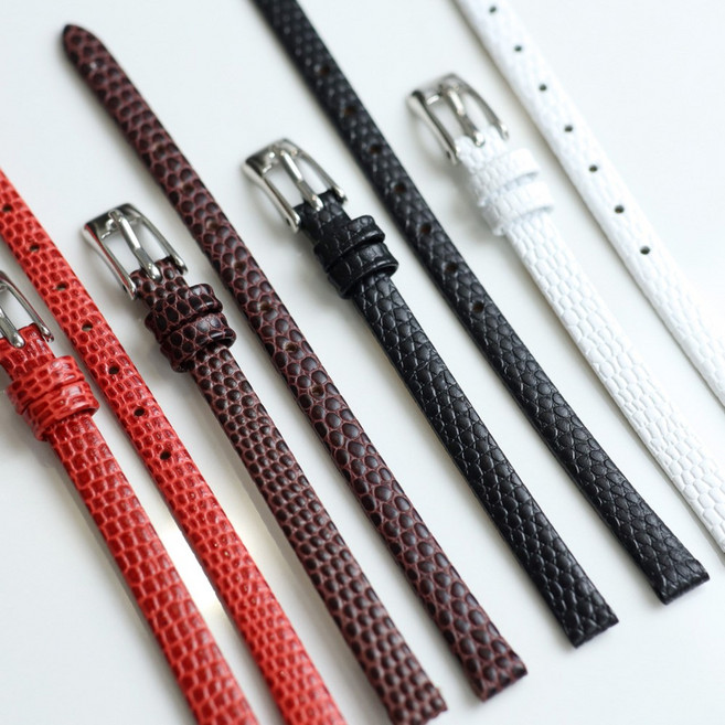 로즈몽 아이그너 밀튼 호환 가죽 시계줄 6mm 8mm 10mm