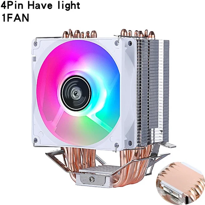 PC 공냉식 라디에이터 CPU 냉각 팬 2/4/6 히트 파이프 쿨러 LGA2011 x79 x99 E5 2066 2099 115x 1200 i5 i7, 01 6 Heat pipes 4P Yes, 02 LGA2011-X79-X99