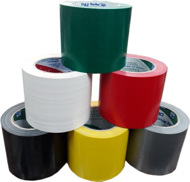 천면테이프 청테이프 넓은 청면테이프 폭 10센티 100mm 길이 24M, 녹색