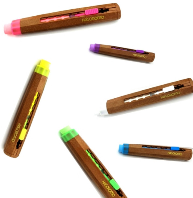 하고로모 크리스탈 멀티 크리스탈 분필홀더, 우드 홀더(형광노랑)