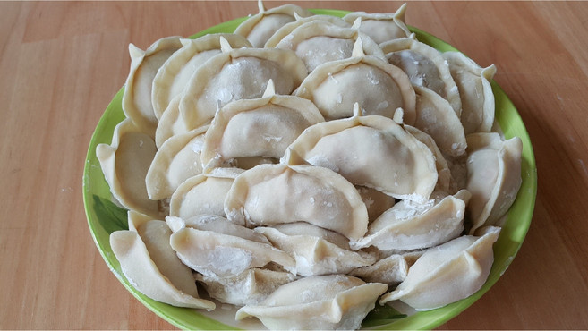 [원주 엄마손만두] 엄마가 빚은 수제 야채 고기 손만두 택배, 고기 안 들어간 김치만두, 1kg, 2개