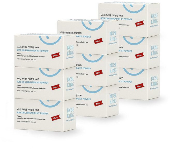 노즈킹 코세척분말 100포, 9개