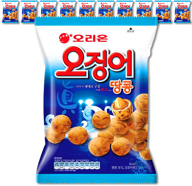 오리온 오징어 땅콩, 180g, 10개
