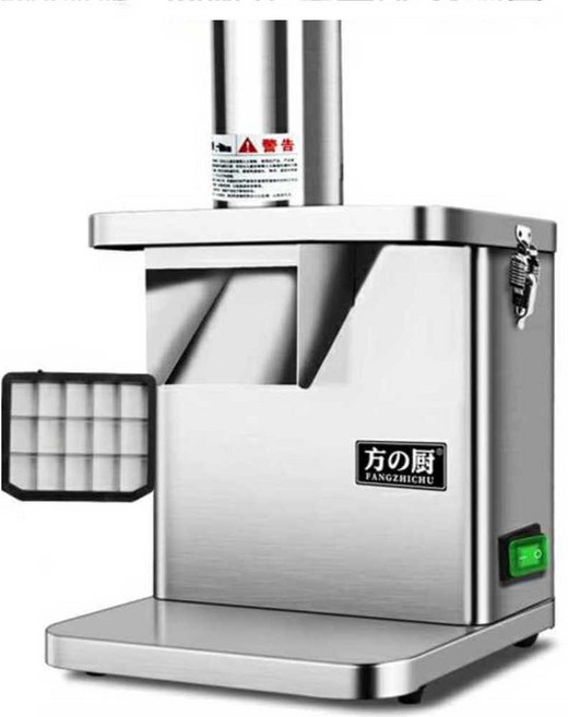 깍두기 써는 기계 슬라이싱 반자동 김치 감자 야채 슬라이서, (200-250W) 다이서 (15mm 칼날)