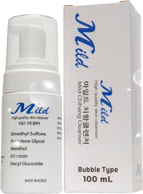 [저자극 약산성] 동일제약 휴대용 대용량 치항클렌저 전용 청결제 거품타입 엉덩이 불편감 세정제 남성 여성 워셔 냄새, 1개, 100ml