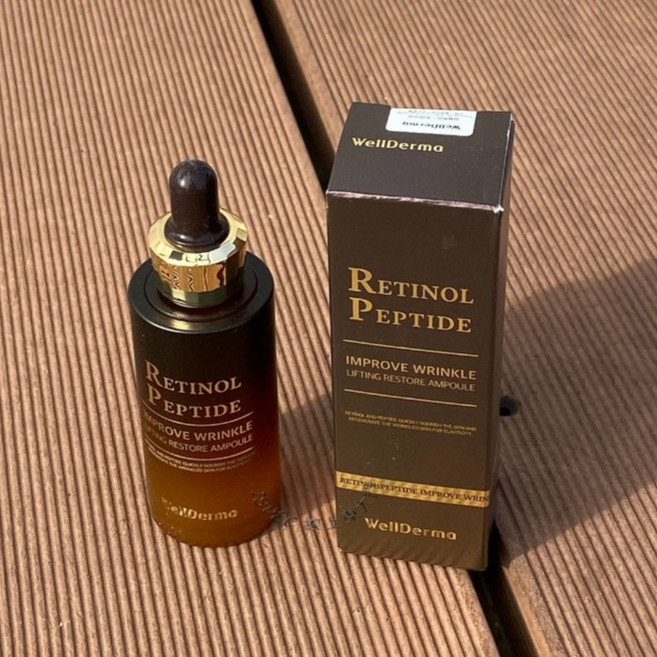 WellDerma 視黃醇肽緊緻安瓶 撫紋修護精華, 1個, 視黃醇肽緊緻安瓶30ml--現