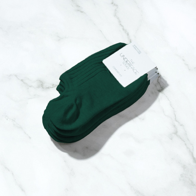 [국산] 언더페이스 남성용 프리미엄 골지 덧신 8족 세트 안벗겨지는 실리콘 페이크삭스 [13컬러]