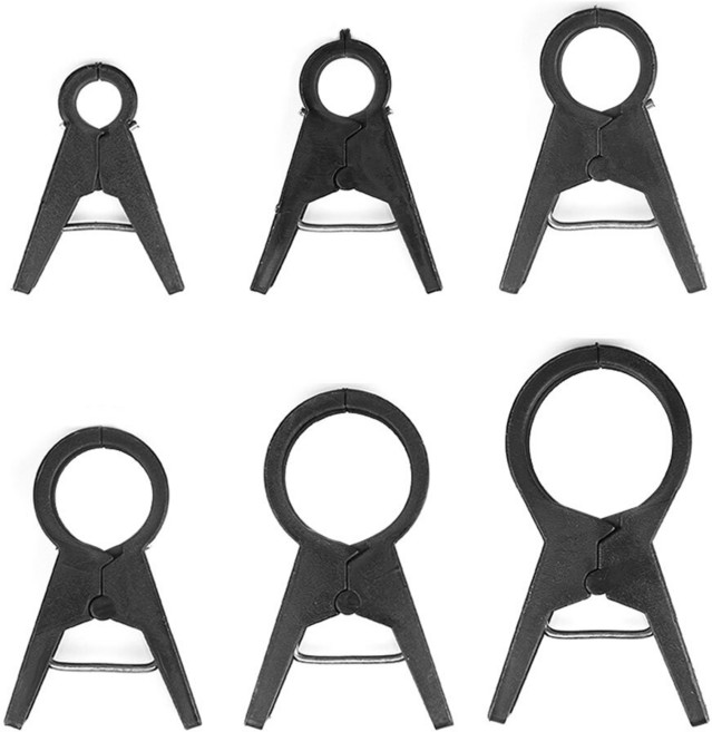 다용도 작물유인 집게 오이집게 고추집게 호박집게 6종, E 5호 2.5cm