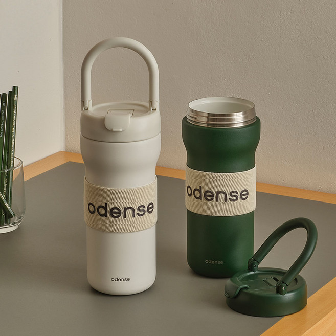 오덴세 레고트 투웨이 루프 텀블러 720ml 캠핑 커피 보온 보냉 물통 병, 바닐라 크림, 1개