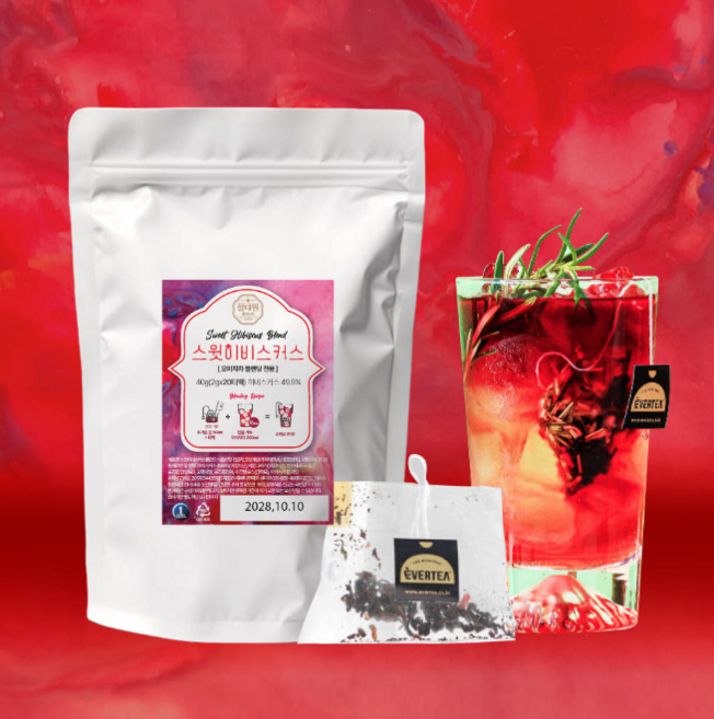 설다원 스윗히비스커스 블랜딩 티백 카페용, 1개, 스윗히비스커스 블렌딩 티백 20ea