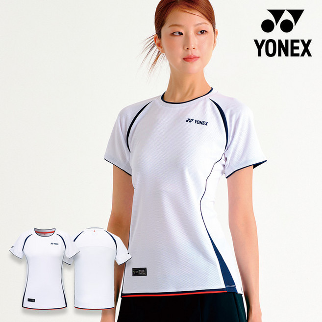 요넥스 여성용 배드민턴 게임 티셔츠 253TS012F