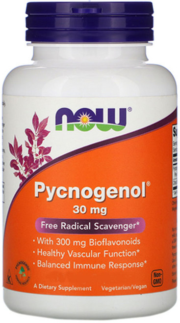 나우푸드 피크노제놀 30mg 베지 캡슐 비건, 피크노제놀 30mg 60베지캡슐, 60정, 1개