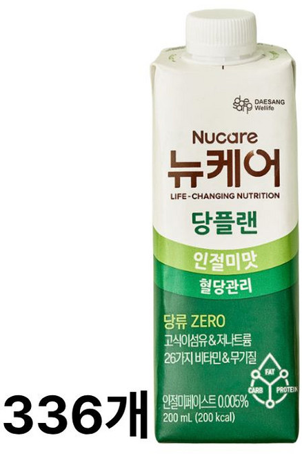 뉴케어 당플랜 인절미맛, 336개, 200ml