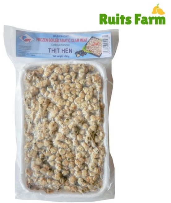 [루츠팜]베트남 냉동 재첩살 450g thit hen frozen clam meat 재첩국 조갯살 조개살, 1개