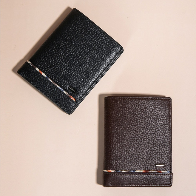 가파치 남자 가죽 중지갑 YB_CA3607A