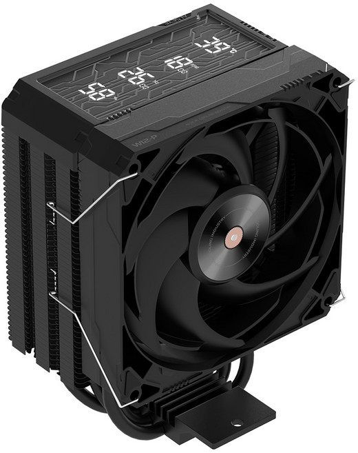 ALSEYE Q120S Plus 블랙 싱글타워 온도표시 CPU 공랭 쿨러, 1개, 상품, 단일