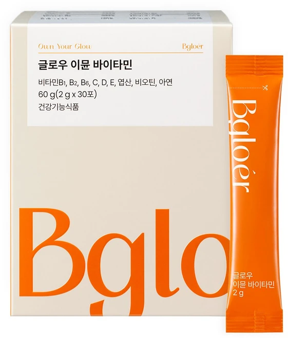 면역력엔 글로우 이뮨 바이타민, 1박스, 30포 - 쿠팡