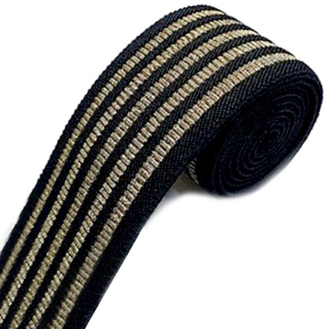 [청라핸즈] 허리고무밴드 고무줄 골드 펄오선 50mm (09-758), 1개