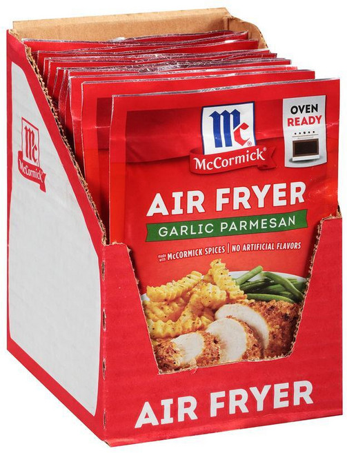 맥코믹 에어프라이어 마늘 파마산 조미료 믹스 1.25온스(12팩), 1개, 35.4g