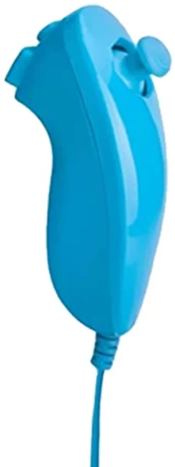 쿠쿠스토어 Wii 콘솔 게임 Nunchuck 컨트롤러가있는 1 Set/2 리모컨 모션 무선 패드, 25 blue 1